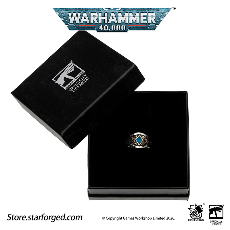 Warhammer 40K Space Wolves Ring of Leman Russ Wolf King Memorial Ring Starforged - Image 19