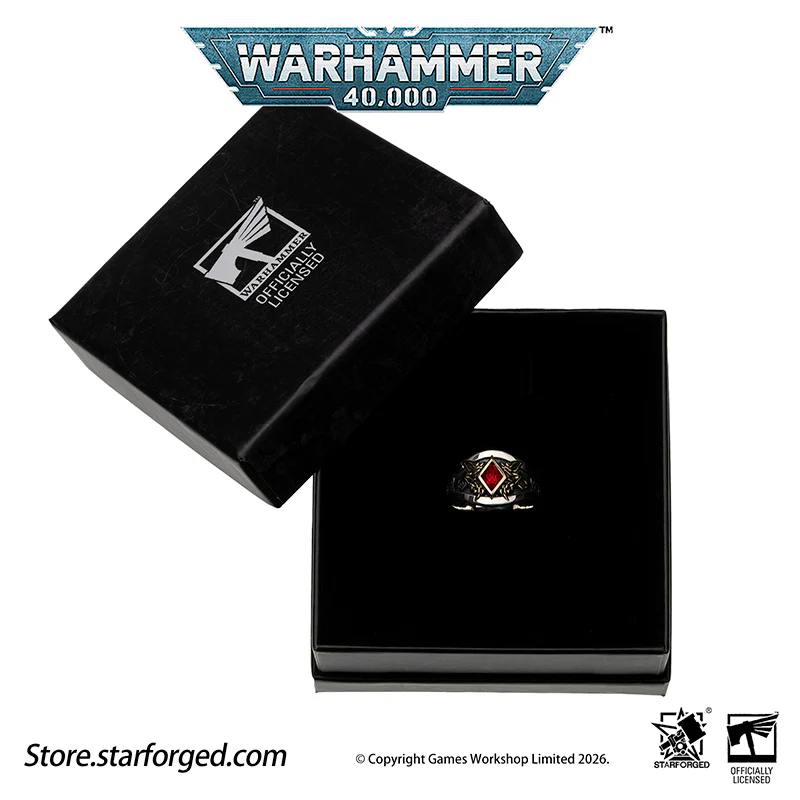 Warhammer 40K Space Wolves Ring of Leman Russ Wolf King Memorial Ring Starforged - Image 20