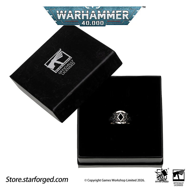 Warhammer 40K Space Wolves Ring of Leman Russ Wolf King Memorial Ring Starforged - Image 21