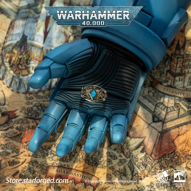 Warhammer 40K Space Wolves Ring of Leman Russ Wolf King Memorial Ring Starforged - Image 5