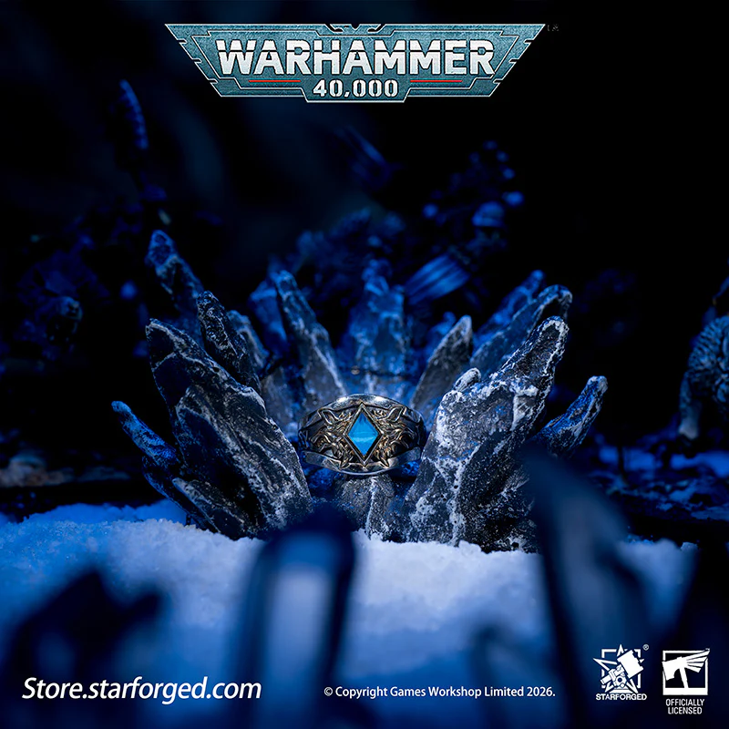 Warhammer 40K Space Wolves Ring of Leman Russ Wolf King Memorial Ring Starforged - Image 7