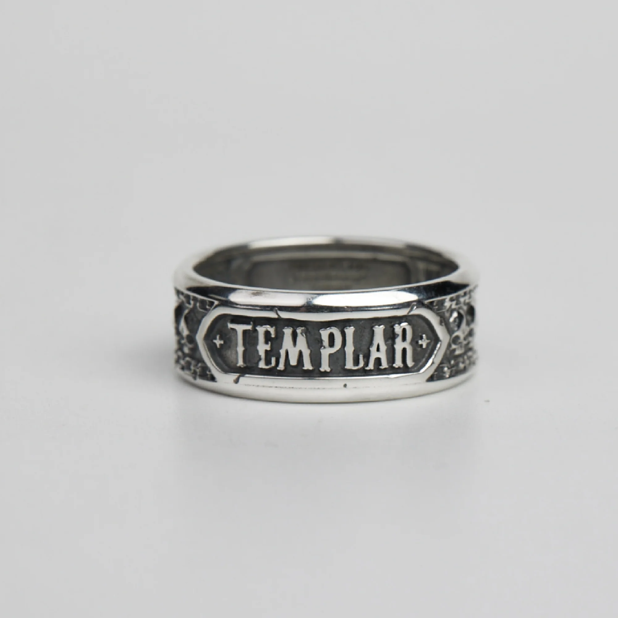 Black Templar Warhammer Ring of Crusader Vows Gold Empire Champion Ring Starforged - Image 3