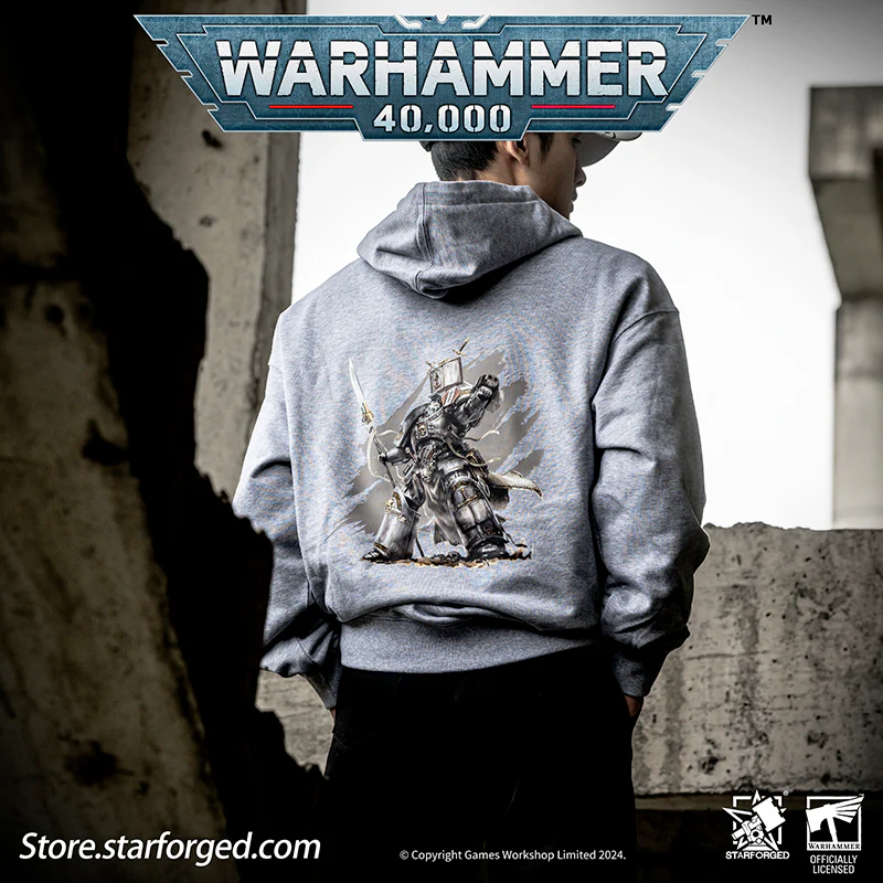 Starforged Warhammer 40K Honor Guard Series Themed Hoodie Space Marines 2 Men's Sweatshirts Other - Image 10