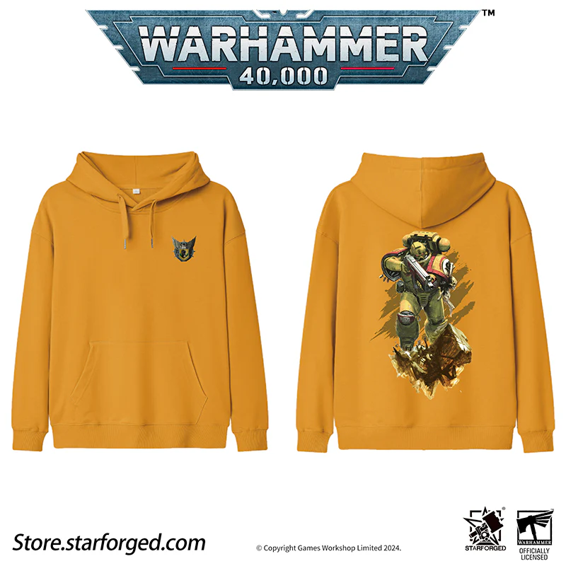 Starforged Warhammer 40K Honor Guard Series Themed Hoodie Space Marines 2 Men's Sweatshirts Other - Image 17
