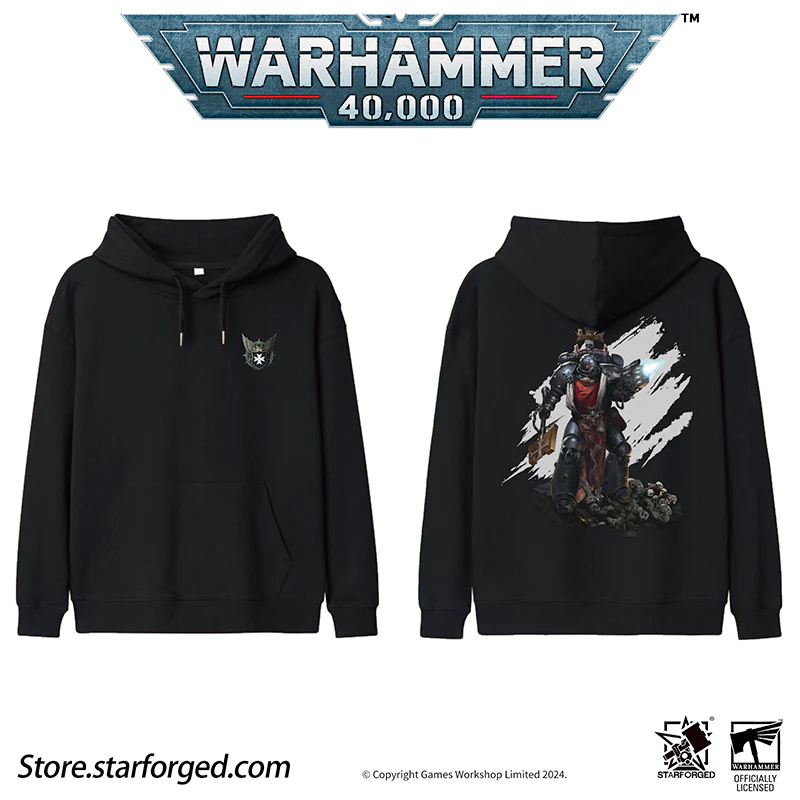 Starforged Warhammer 40K Honor Guard Series Themed Hoodie Space Marines 2 Men's Sweatshirts Other - Image 18