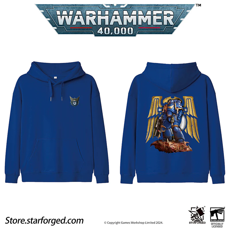 Starforged Warhammer 40K Honor Guard Series Themed Hoodie Space Marines 2 Men's Sweatshirts Other - Image 19