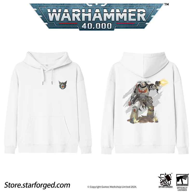 Starforged Warhammer 40K Honor Guard Series Themed Hoodie Space Marines 2 Men's Sweatshirts Other - Image 20