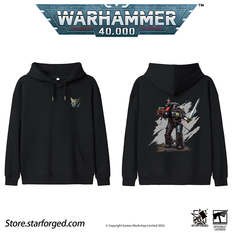Starforged Warhammer 40K Honor Guard Series Themed Hoodie Space Marines 2 Men's Sweatshirts Other - Image 21