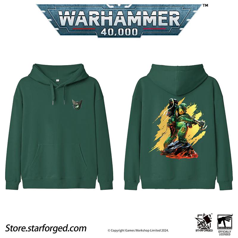 Starforged Warhammer 40K Honor Guard Series Themed Hoodie Space Marines 2 Men's Sweatshirts Other - Image 23