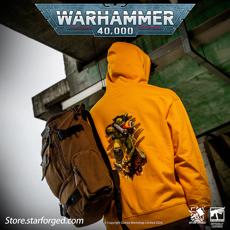 Starforged Warhammer 40K Honor Guard Series Themed Hoodie Space Marines 2 Men's Sweatshirts Other - Image 6