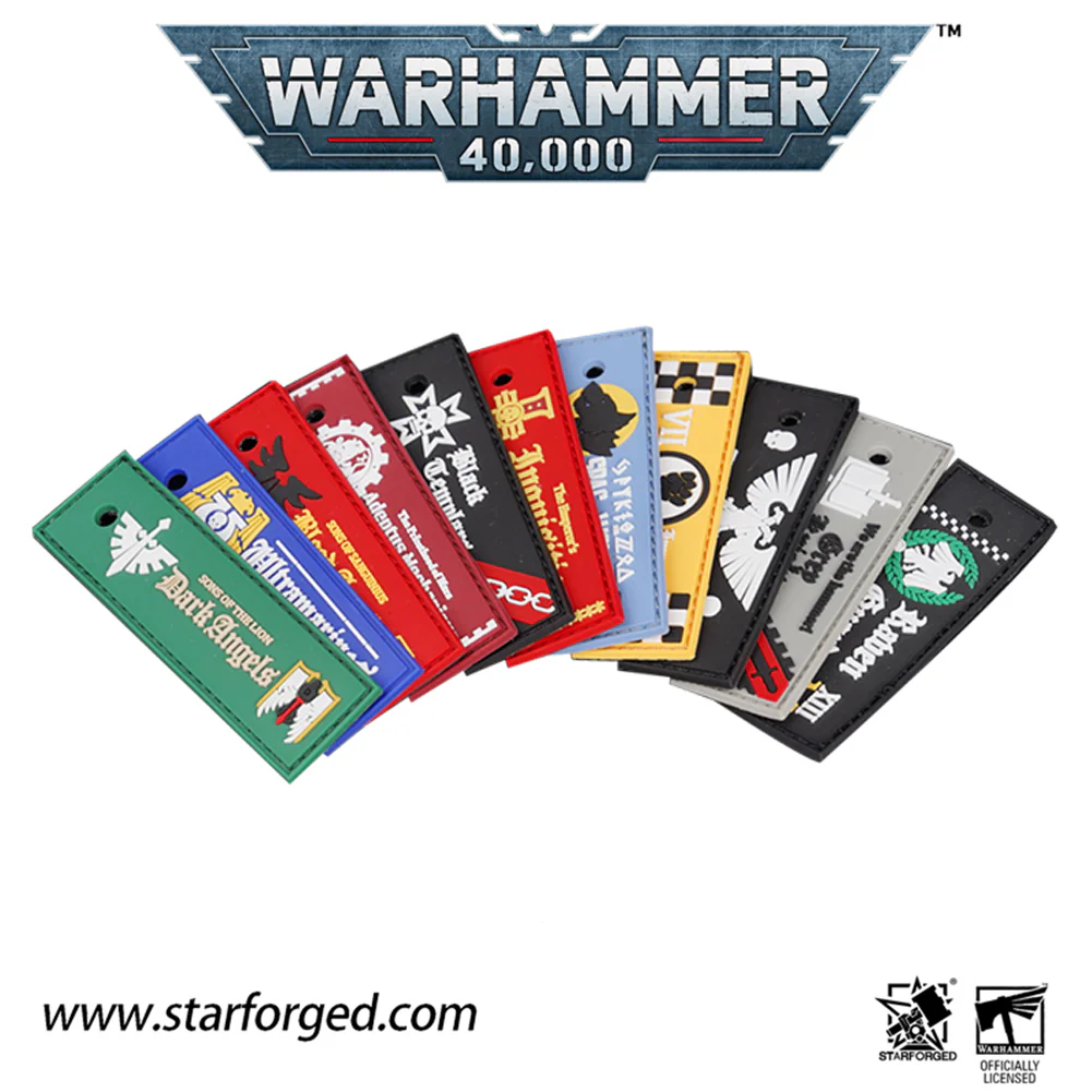 Starforged lmperial Armed Forces Morale Patches Velcro Warhammer 40K WH40 Space Wolves & Dark Blood Angels Other - Image 4