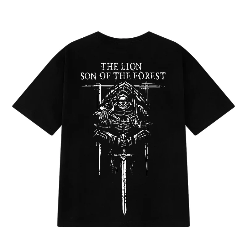 Starforged Angron Daemon Primarch of Khorne Warhammer 40K Chaos Space Marines T-shirt Clothing - Image 3