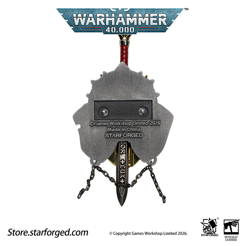 Starforged Black Templars Sword Brethren Crusade Shield Warhammer 40K Brooch Pin Badge - Image 16