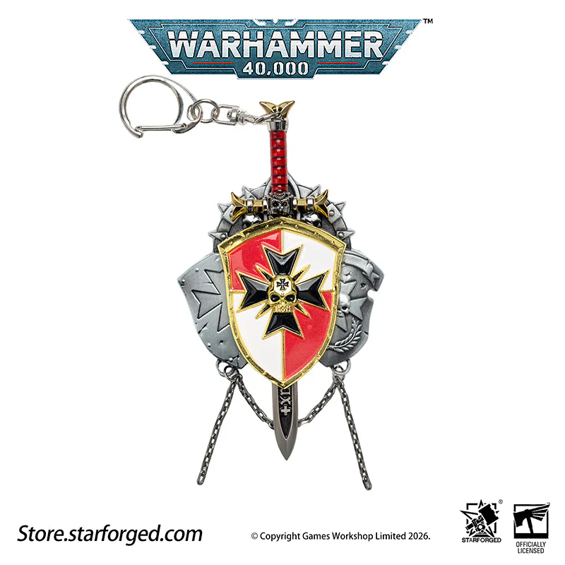 Starforged Black Templars Sword Brethren Crusade Shield Warhammer 40K Brooch Pin Badge - Image 18