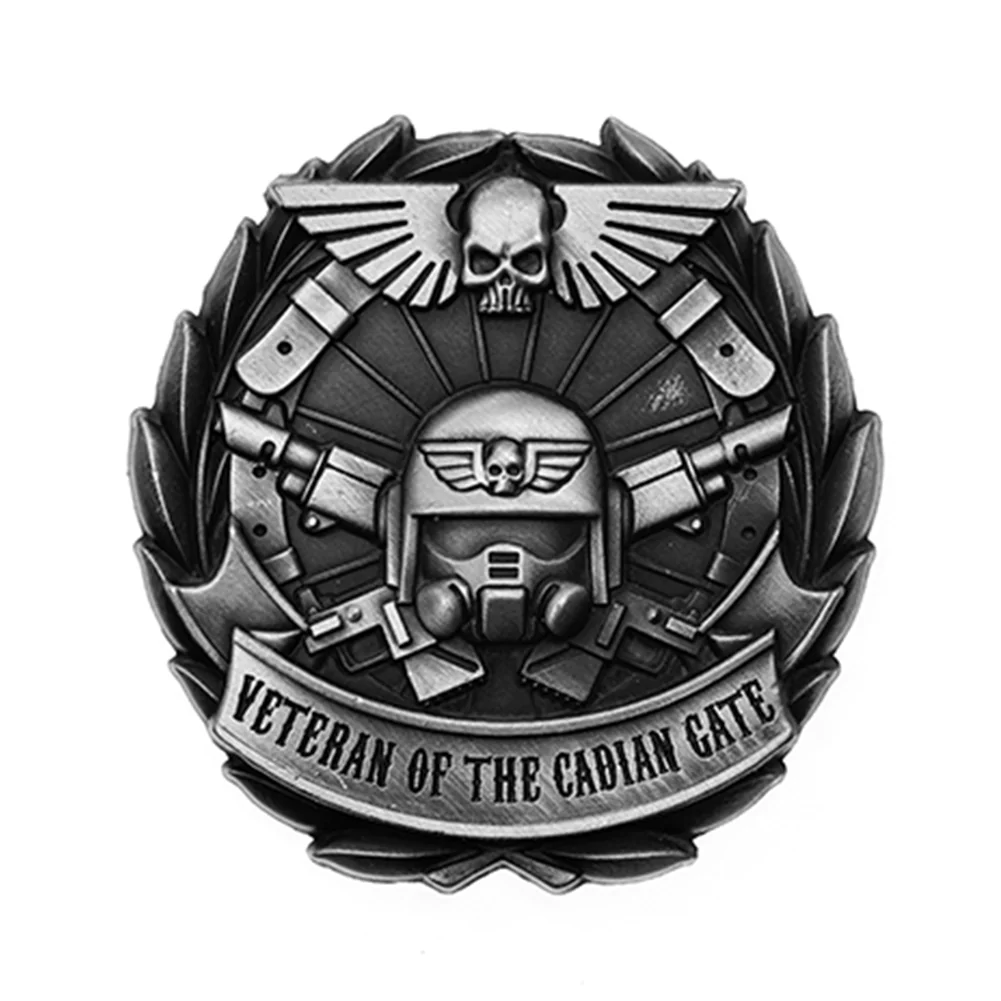 Starforged  Cadian Shock Troops Space Marines Medalof Honour Velcro Pin Badge Warhammer 40K Imperial Guard - Image 4