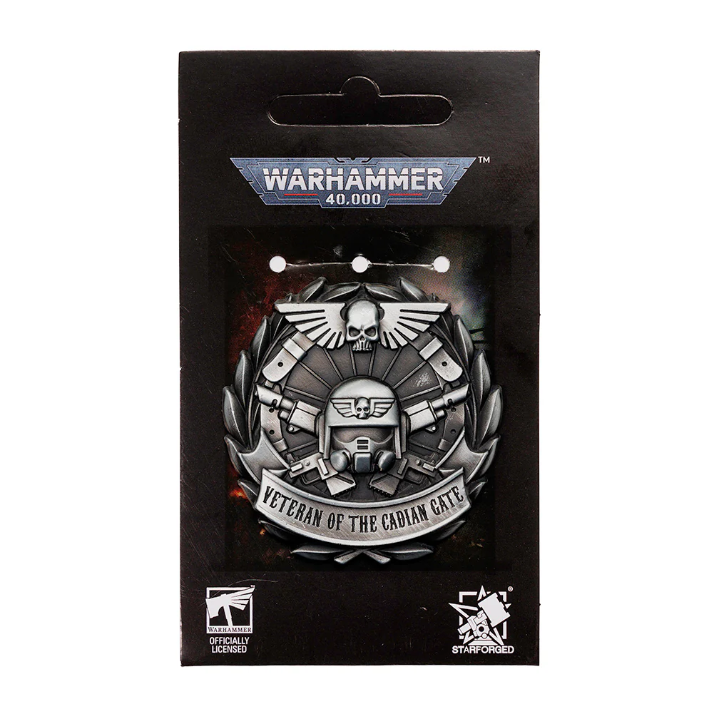 Starforged  Cadian Shock Troops Space Marines Medalof Honour Velcro Pin Badge Warhammer 40K Imperial Guard - Image 7