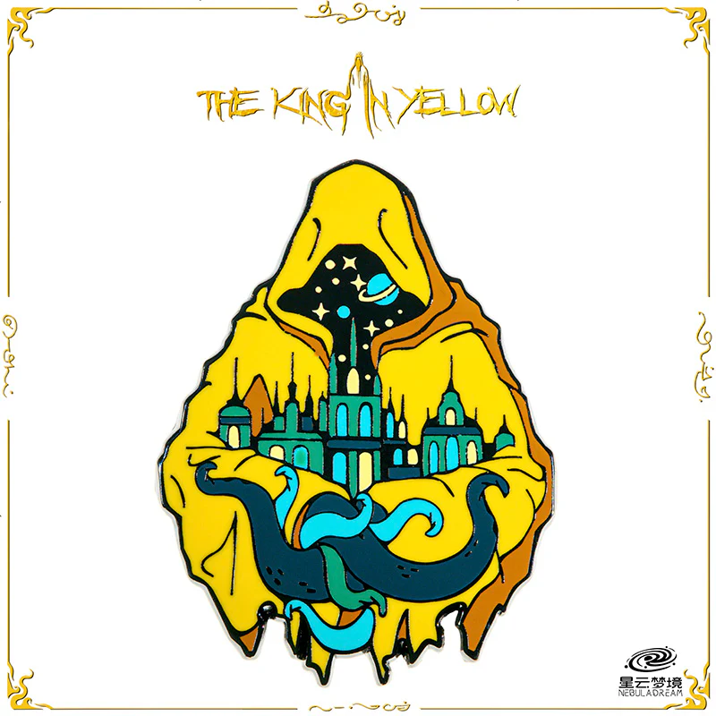 Starforged Cthulhu Mythos The King in Yellow Enamel Pin Badge Brooch Classic Fantasy Horror Novel Peripheral Products - Image 4