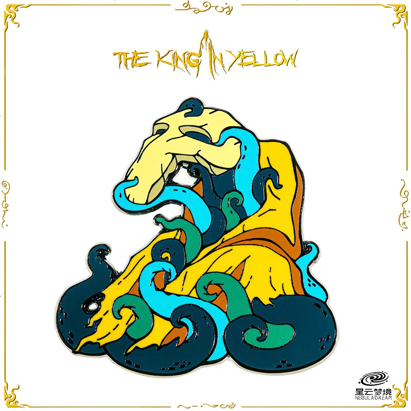 Starforged Cthulhu Mythos The King in Yellow Enamel Pin Badge Brooch Classic Fantasy Horror Novel Peripheral Products - Image 5