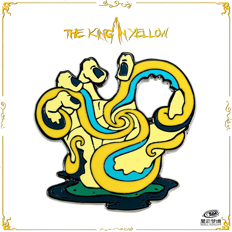 Starforged Cthulhu Mythos The King in Yellow Enamel Pin Badge Brooch Classic Fantasy Horror Novel Peripheral Products - Image 7