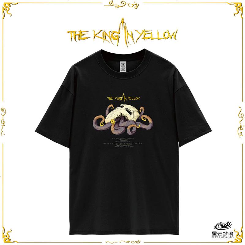 Starforged Cthulhu Mythos The King in Yellow Men's Cotton Short-Sleeved T-shirt Other - Image 4
