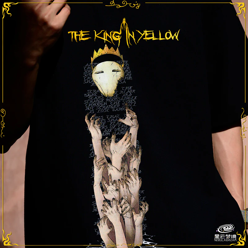 Starforged Cthulhu Mythos The King in Yellow Men's Cotton Short-Sleeved T-shirt Other - Image 5