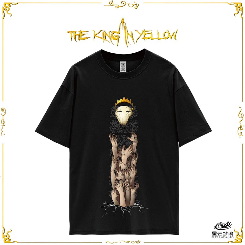 Starforged Cthulhu Mythos The King in Yellow Men's Cotton Short-Sleeved T-shirt Other - Image 8