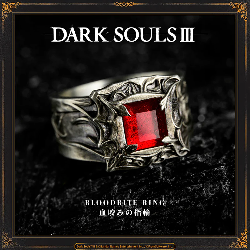 Starforged DARK SOULS III Bloodbite Ring Game Merchandise Ring Officially Authorized - Image 4