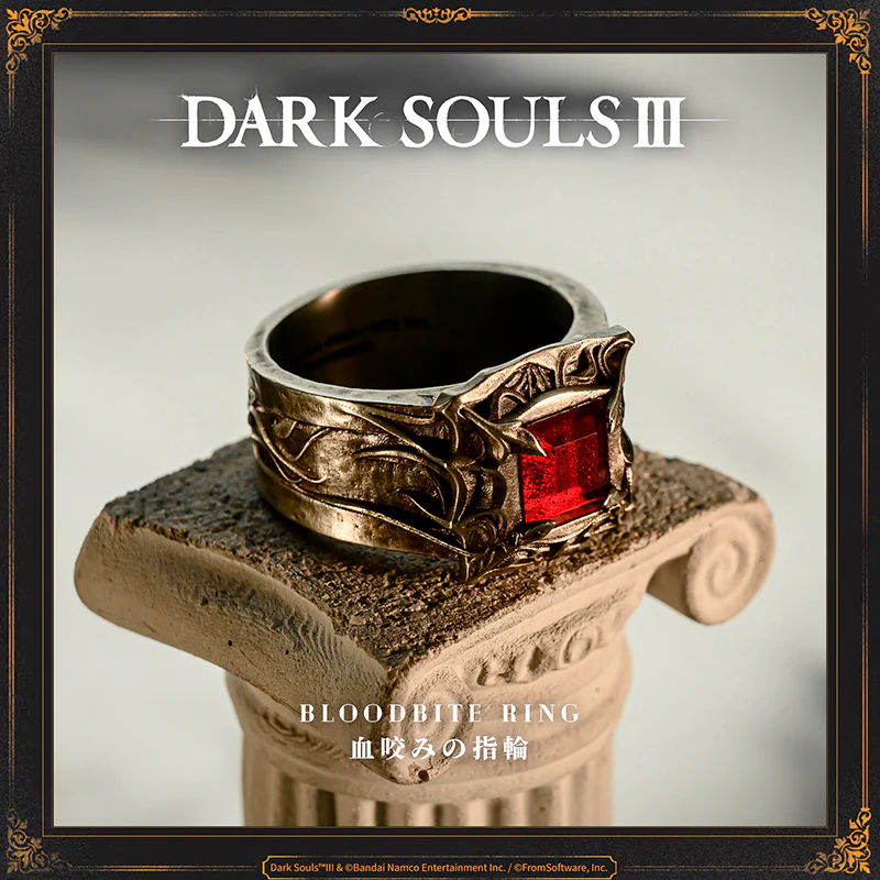 Starforged DARK SOULS III Bloodbite Ring Game Merchandise Ring Officially Authorized - Image 5