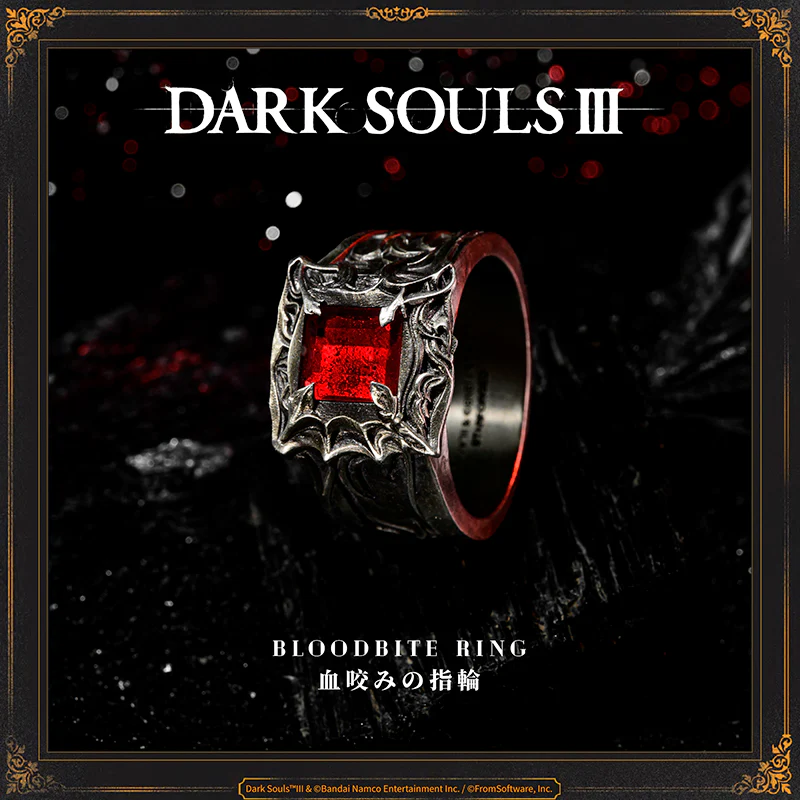 Starforged DARK SOULS III Bloodbite Ring Game Merchandise Ring Officially Authorized - Image 6