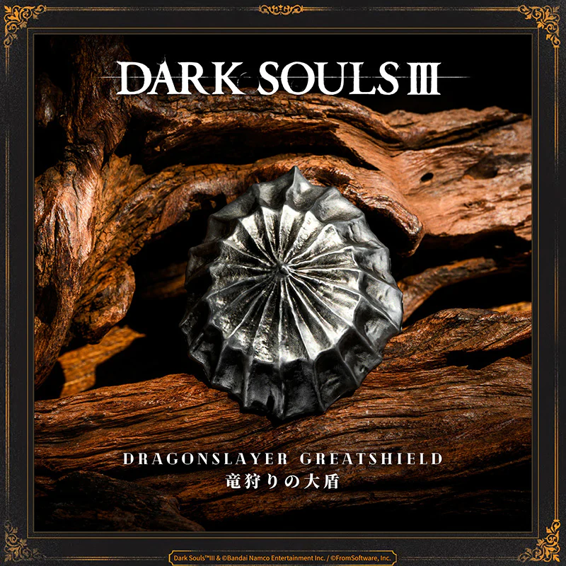Starforged DARK SOULS III Dragonslayer Greatshield & Dragonslayer Greataxe Keychain Accessories Game Merchandise Officially Authorized - Image 15