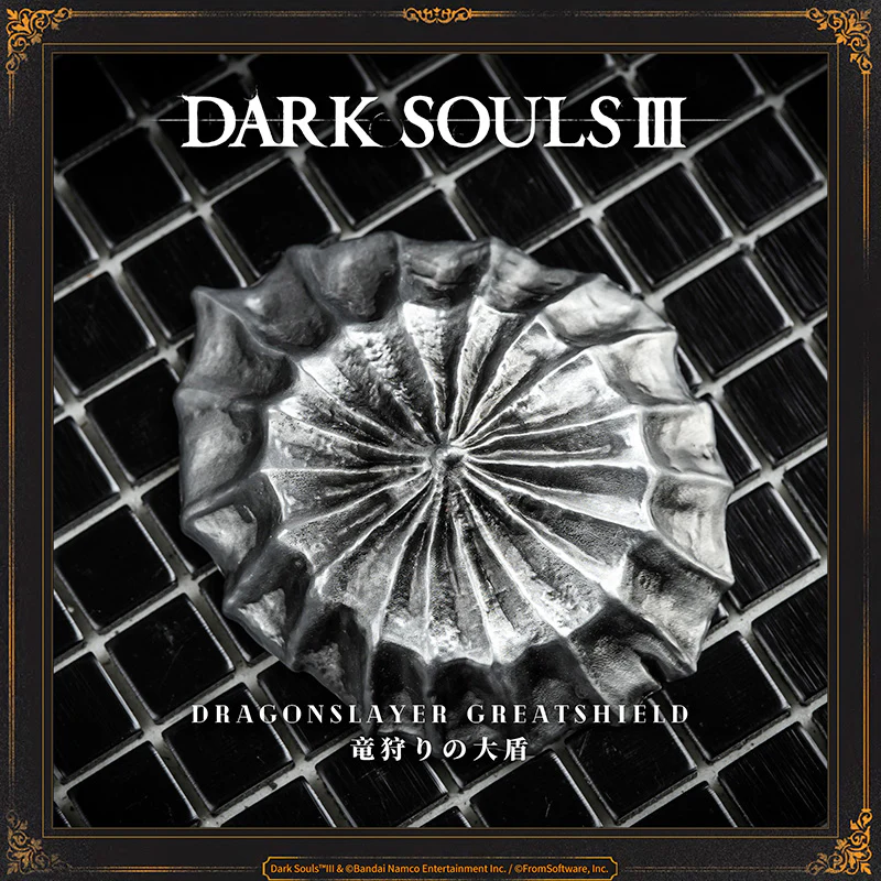 Starforged DARK SOULS III Dragonslayer Greatshield & Dragonslayer Greataxe Keychain Accessories Game Merchandise Officially Authorized - Image 16