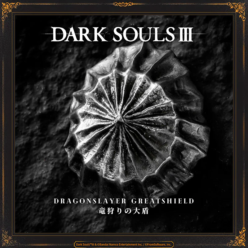 Starforged DARK SOULS III Dragonslayer Greatshield & Dragonslayer Greataxe Keychain Accessories Game Merchandise Officially Authorized - Image 19