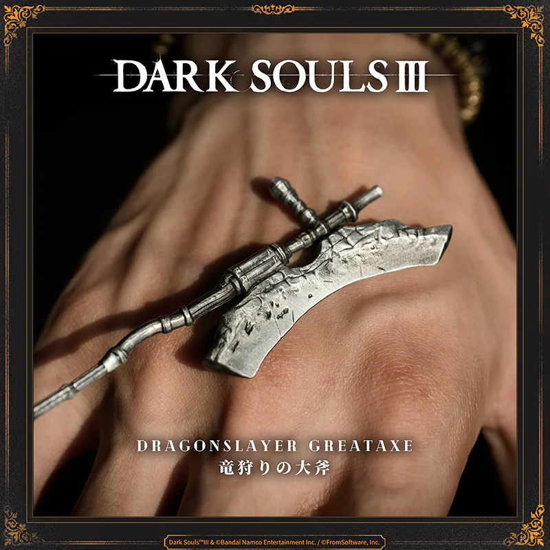 Starforged DARK SOULS III Dragonslayer Greatshield & Dragonslayer Greataxe Keychain Accessories Game Merchandise Officially Authorized - Image 21