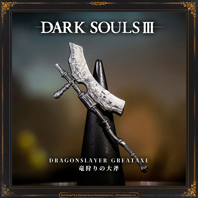 Starforged DARK SOULS III Dragonslayer Greatshield & Dragonslayer Greataxe Keychain Accessories Game Merchandise Officially Authorized - Image 7