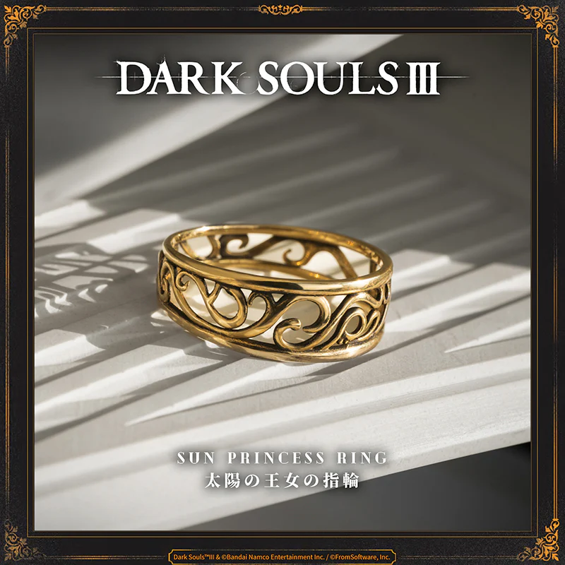 Starforged DARK SOULS III Sun Princess Ring Accessories Game Merchandise Officially Authorized - Image 10
