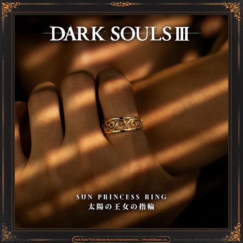 Starforged DARK SOULS III Sun Princess Ring Accessories Game Merchandise Officially Authorized - Image 11