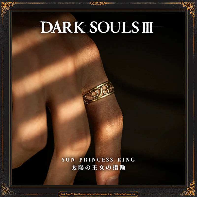 Starforged DARK SOULS III Sun Princess Ring Accessories Game Merchandise Officially Authorized - Image 12
