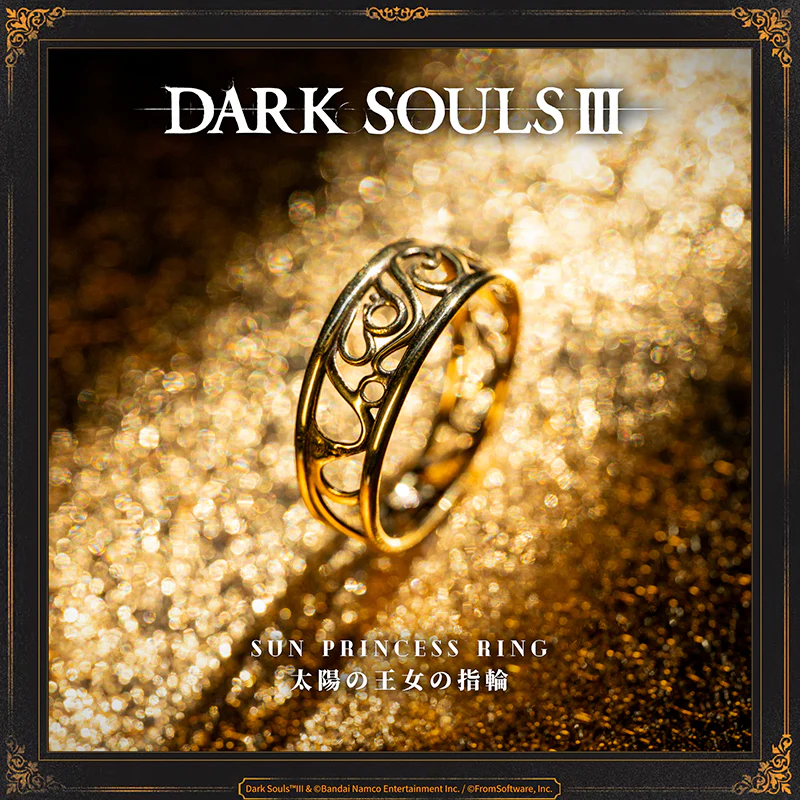 Starforged DARK SOULS III Sun Princess Ring Accessories Game Merchandise Officially Authorized - Image 4