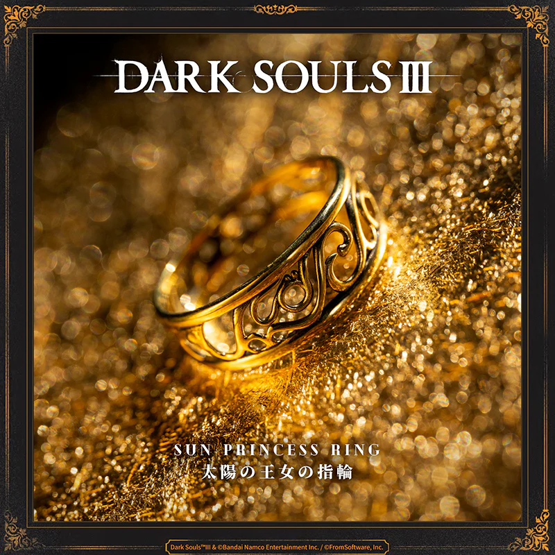 Starforged DARK SOULS III Sun Princess Ring Accessories Game Merchandise Officially Authorized - Image 5