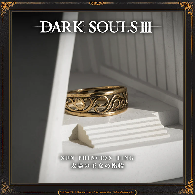Starforged DARK SOULS III Sun Princess Ring Accessories Game Merchandise Officially Authorized - Image 8