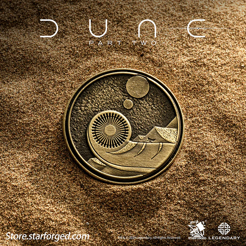 Starforged Dune II House Paul Atreides & Feyd-Rautha Harkonnen Commemorative Coins Other - Image 12