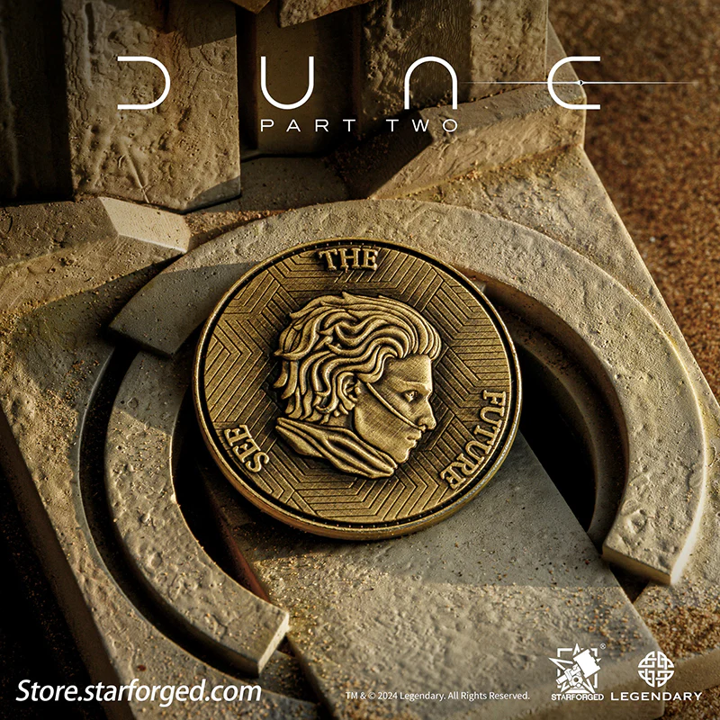 Starforged Dune II House Paul Atreides & Feyd-Rautha Harkonnen Commemorative Coins Other - Image 15