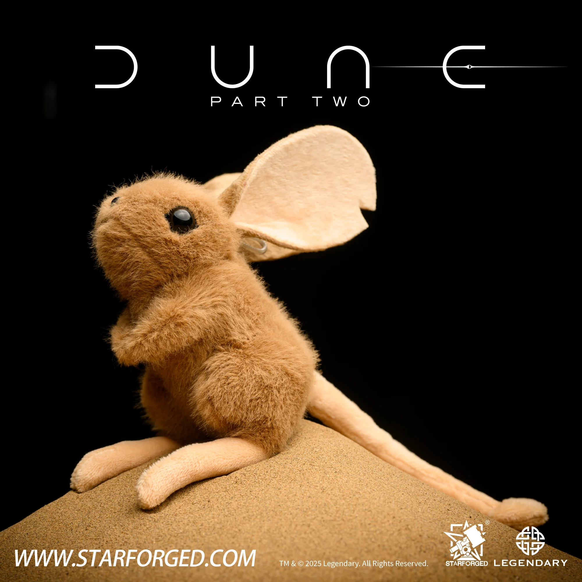 Starforged Dune II Muad'Dib Desert Mouse Plush Kids Toy Legendary Pictures Official License Other