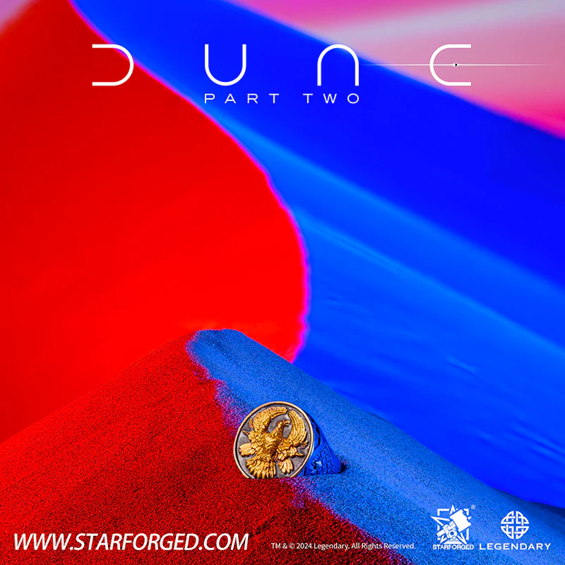 Starforged Dune II Paul Atreides Signet Ring of House Atreides The One Licensed by Legendary Pictures - Image 10