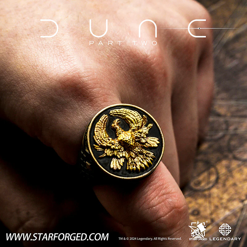 Starforged Dune II Paul Atreides Signet Ring of House Atreides The One Licensed by Legendary Pictures - Image 4