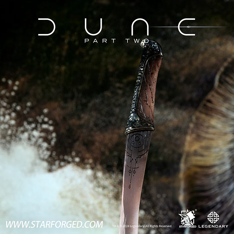 Starforged Dune II Sandworm Teeth Crysknife Atreides Movie Peripheral Props Restored to Original Authorized Version Other - Image 3