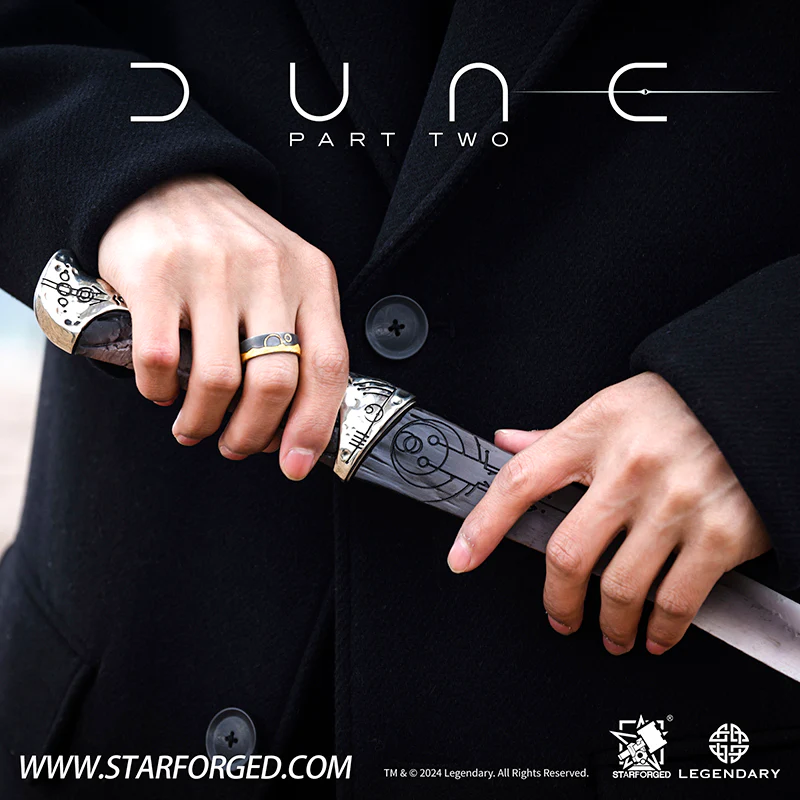 Starforged Dune II Sandworm Teeth Crysknife Atreides Movie Peripheral Props Restored to Original Authorized Version Other - Image 5