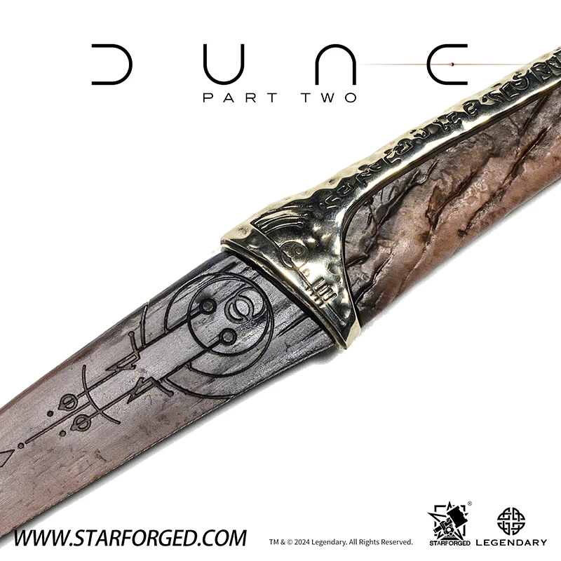 Starforged Dune II Sandworm Teeth Crysknife Atreides Movie Peripheral Props Restored to Original Authorized Version Other - Image 9