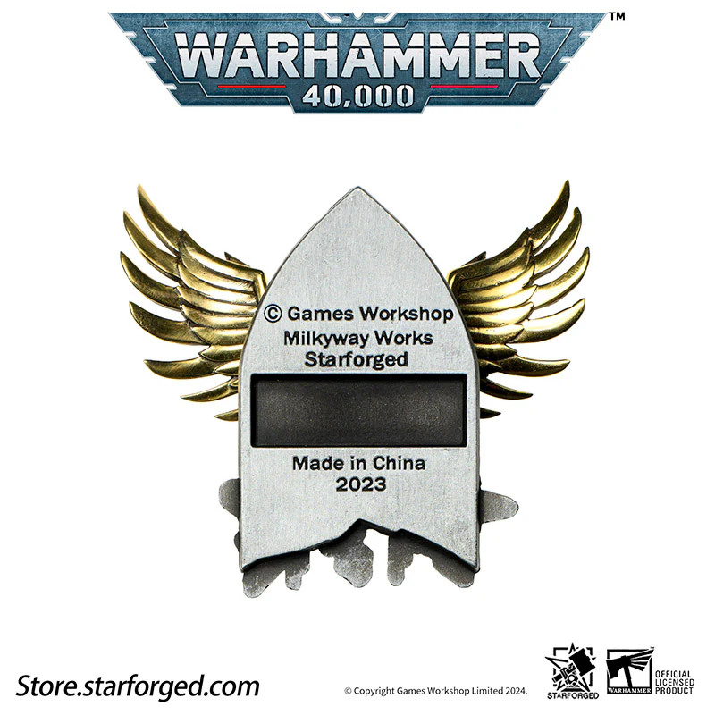 Starforged Grey Knights  Warhammer 40K Brooch Pin Badge Imperial Aquila Horus Heresy Legion Medal Refrigerator Magnet - Image 10