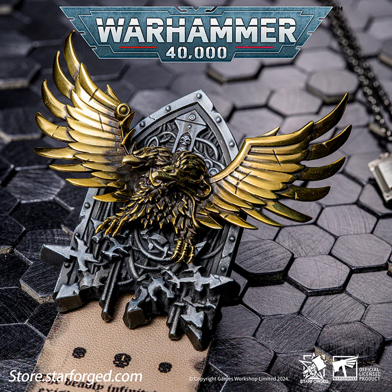 Starforged Grey Knights  Warhammer 40K Brooch Pin Badge Imperial Aquila Horus Heresy Legion Medal Refrigerator Magnet - Image 5